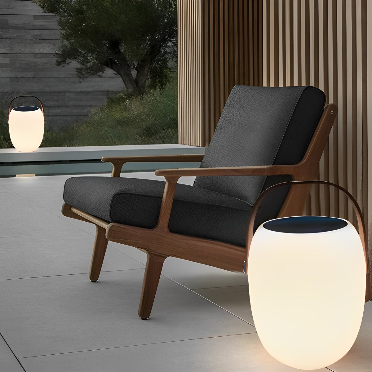 Tafellamp Buiten Draagbaar Solar LED Wit Tuin Terras PE Hengsel Warmwit 3000K Oplaadbaar Lantaarn Sfeerverlichting Camping Balkon | Sansoti