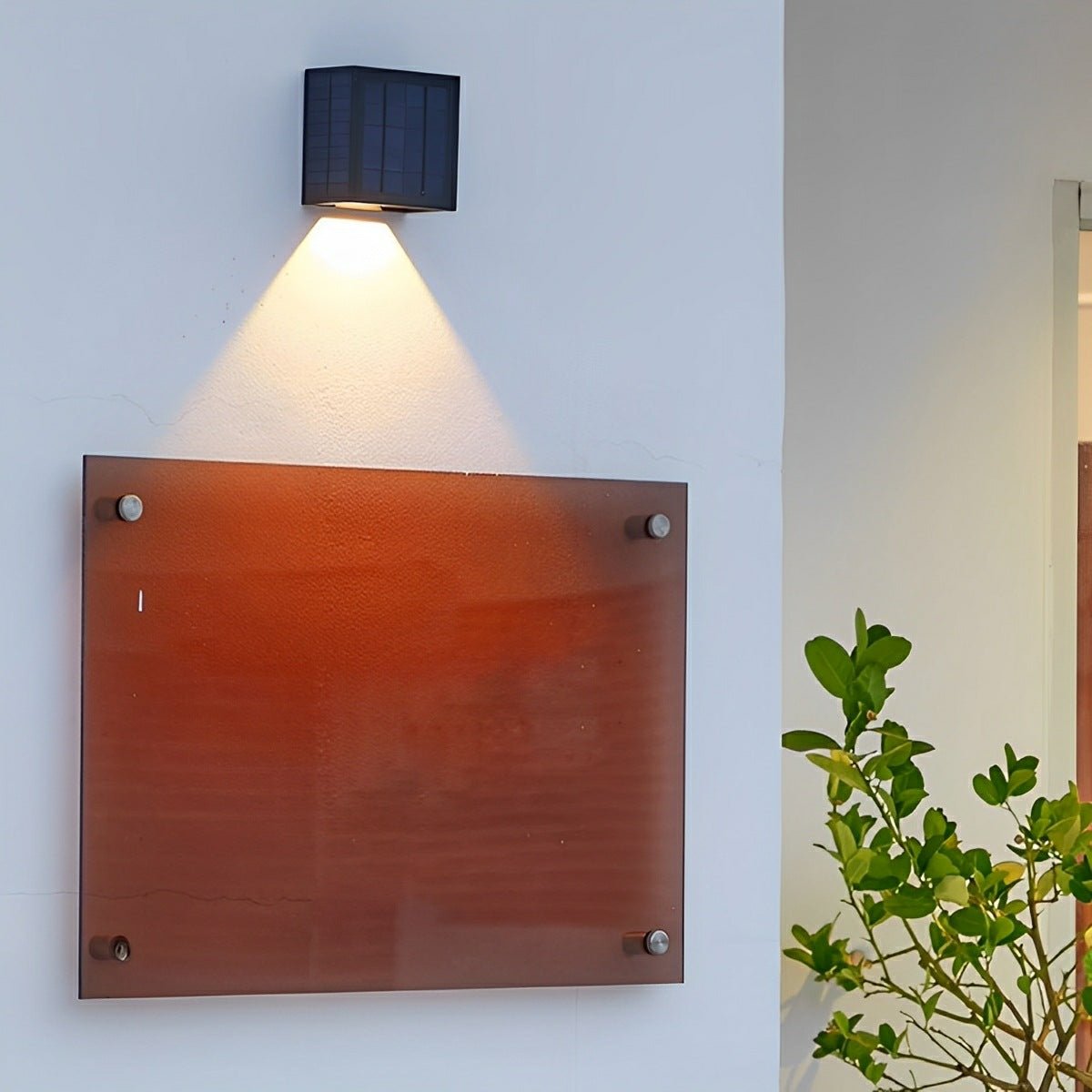 Außen LED Wandleuchte Kubus Aluminium Schwarz 12W IP65 Auf- und Abwärtsbeleuchtung Fassade Aufbau Gartenbeleuchtung Außenwandleuchte Modern Minimalistisch | Restfield