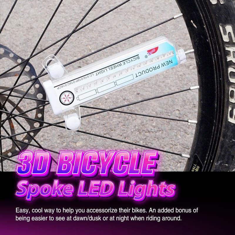 RGB Fietswiel Spaakverlichting 32 LED Patronen Zichtbaarheid Veiligheid Fietsverlichting Wielverlichting | Sansoti