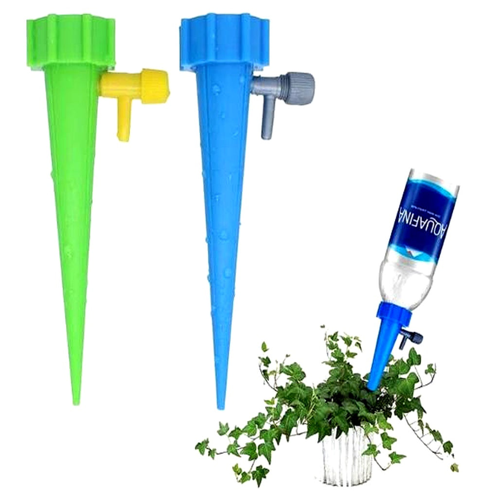 Zelfdrenker Set 12 Stuks Verstelbaar Automatisch Watergeefsysteem Plantenwaterpunten Driptuit Tuin Balkon | Sansoti