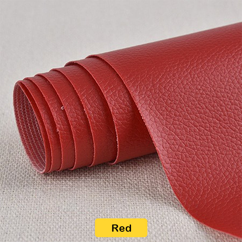 Zelfklevende Leerreparatietape voor Meubels en Auto Herstelfolie Scheurfix 20x30cm tot 50x137cm Knipbaar | Sansoti