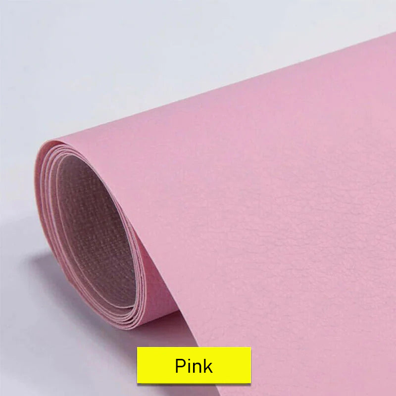 Zelfklevende Leerreparatietape voor Meubels en Auto Herstelfolie Scheurfix 20x30cm tot 50x137cm Knipbaar | Sansoti