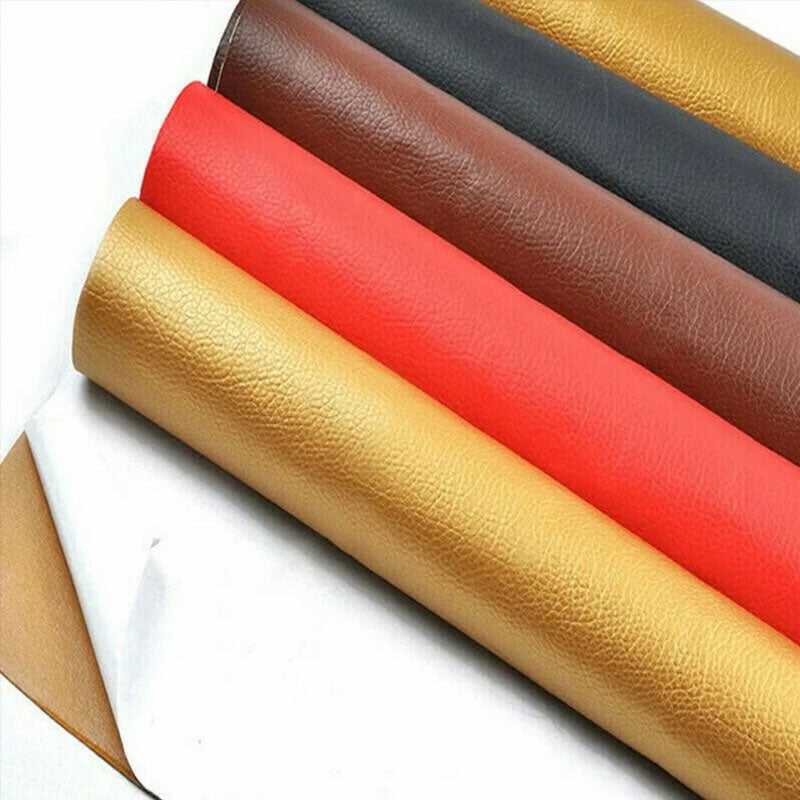 Zelfklevende Leerreparatietape voor Meubels en Auto Herstelfolie Scheurfix 20x30cm tot 50x137cm Knipbaar | Sansoti
