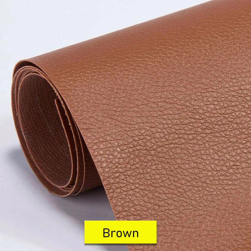 Zelfklevende Leerreparatietape voor Meubels en Auto Herstelfolie Scheurfix 20x30cm tot 50x137cm Knipbaar | Sansoti