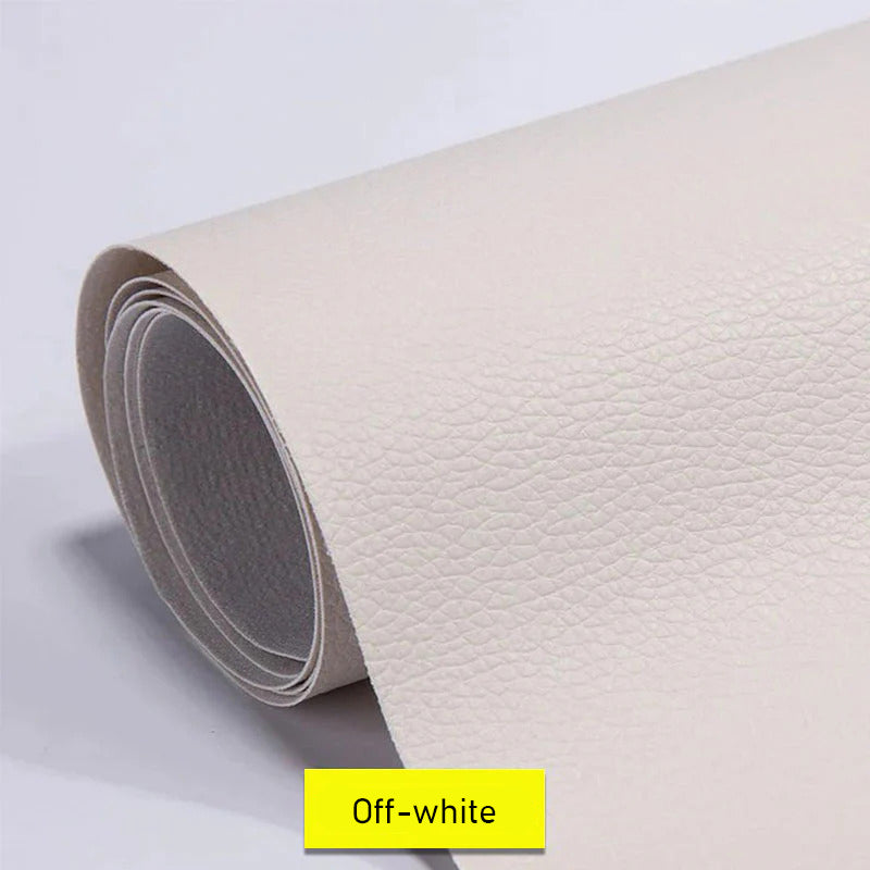 Zelfklevende Leerreparatietape voor Meubels en Auto Herstelfolie Scheurfix 20x30cm tot 50x137cm Knipbaar | Sansoti