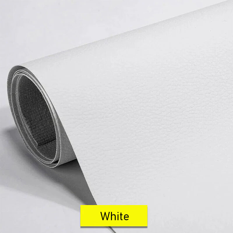 Zelfklevende Leerreparatietape voor Meubels en Auto Herstelfolie Scheurfix 20x30cm tot 50x137cm Knipbaar | Sansoti