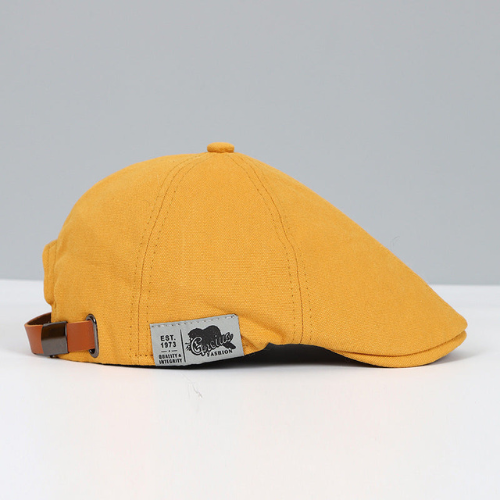 Platte Pet met Verstelbare Band Heren Klassiek Design Comfortabel Dagelijks Gebruik Vintage Stijl Casual | Sansoti