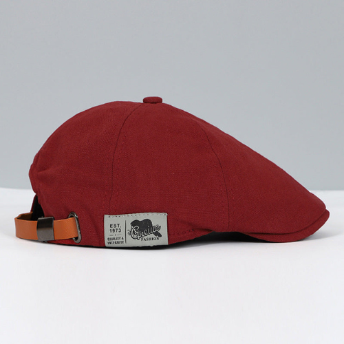 Platte Pet met Verstelbare Band Heren Klassiek Design Comfortabel Dagelijks Gebruik Vintage Stijl Casual | Sansoti