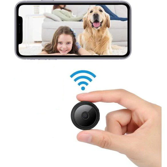 Mini Draadloze Magnetische Bewakingscamera met Livestream Audio Video Nachtzicht Wifi voor Binnen en Buiten | Sansoti