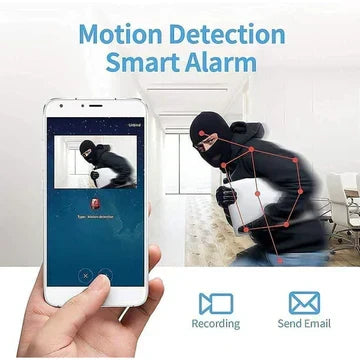 Mini Draadloze Magnetische Bewakingscamera met Livestream Audio Video Nachtzicht Wifi voor Binnen en Buiten | Sansoti