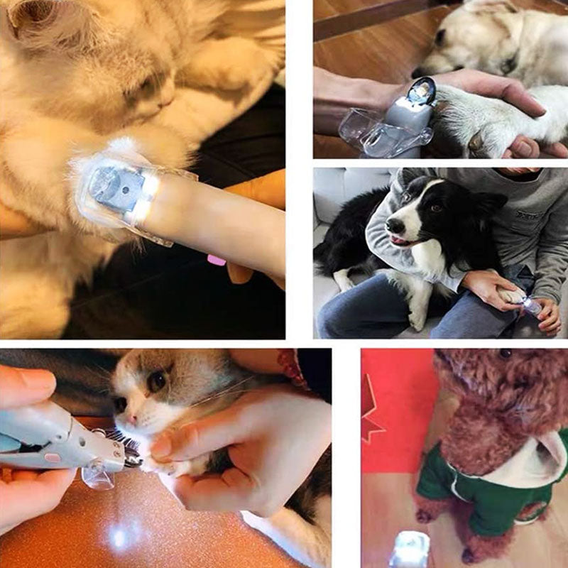 Nagelknipper voor Honden met Veiligheidssensor | Ergonomisch Antislip Design | Professionele Verzorgingstool | Sansoti