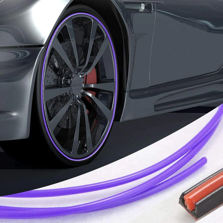 Velgrandbeschermer Rubber 8 Meter Strip Zelfklevend Beschermingsband Auto Velgen Bumper Spatbord Bescherming | Sansoti