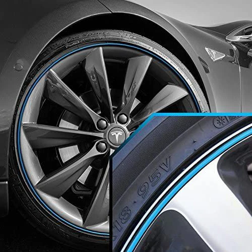 Velgrandbeschermer Rubber 8 Meter Strip Zelfklevend Beschermingsband Auto Velgen Bumper Spatbord Bescherming | Sansoti