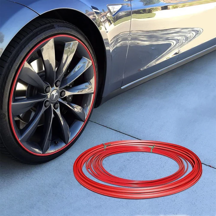 Velgrandbeschermer Rubber 8 Meter Strip Zelfklevend Beschermingsband Auto Velgen Bumper Spatbord Bescherming | Sansoti