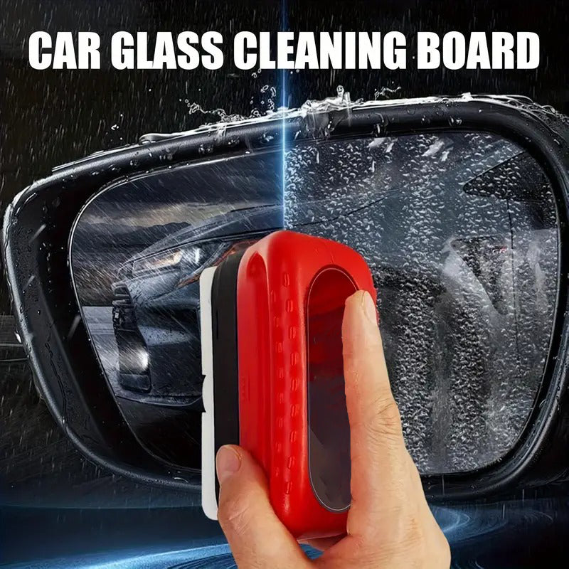Autoglasreiniger-Set mit Bürste 120 ml + Nachfüllung 60 ml, wasserabweisend, beschlagfrei für klare Sicht | Sansoti