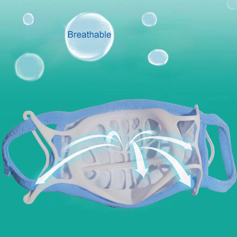 Siliconen 3D Mondkaphouder - Extra Ademruimte & Comfortabel Dragen - Herbruikbaar - Beschermt Make-up | Sansoti