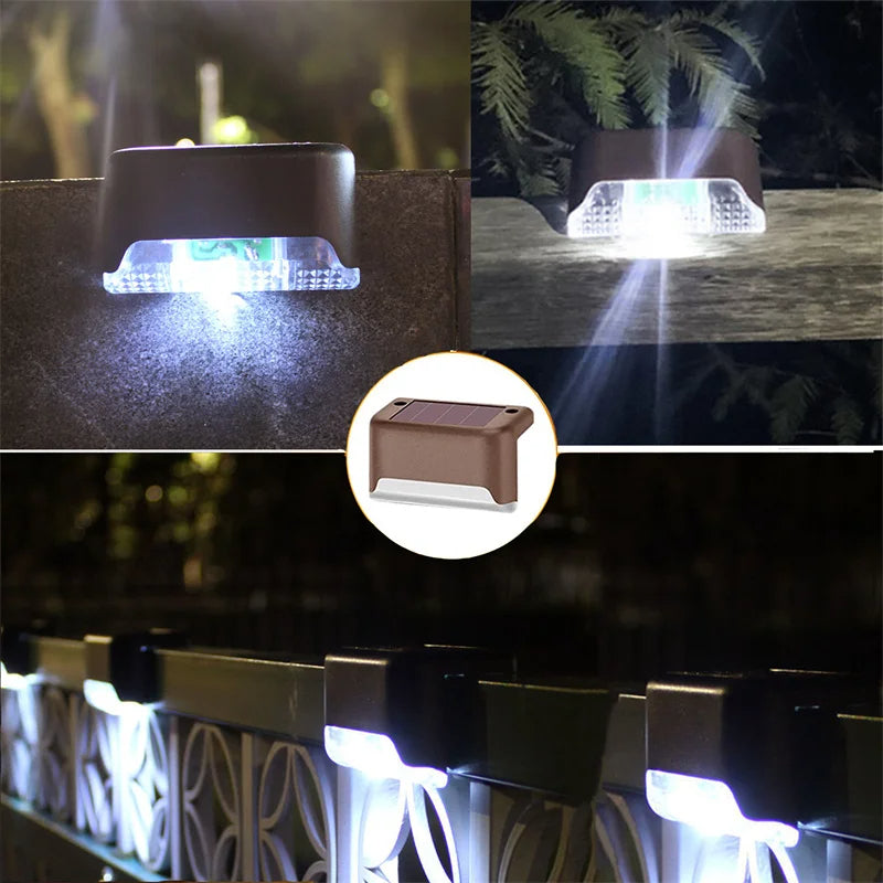 LED Solar Buitenlamp Tuinverlichting Draadloos 5-Pack Warm Wit Geel Meerkleurig Waterdicht Zonnepaneel | Sansoti