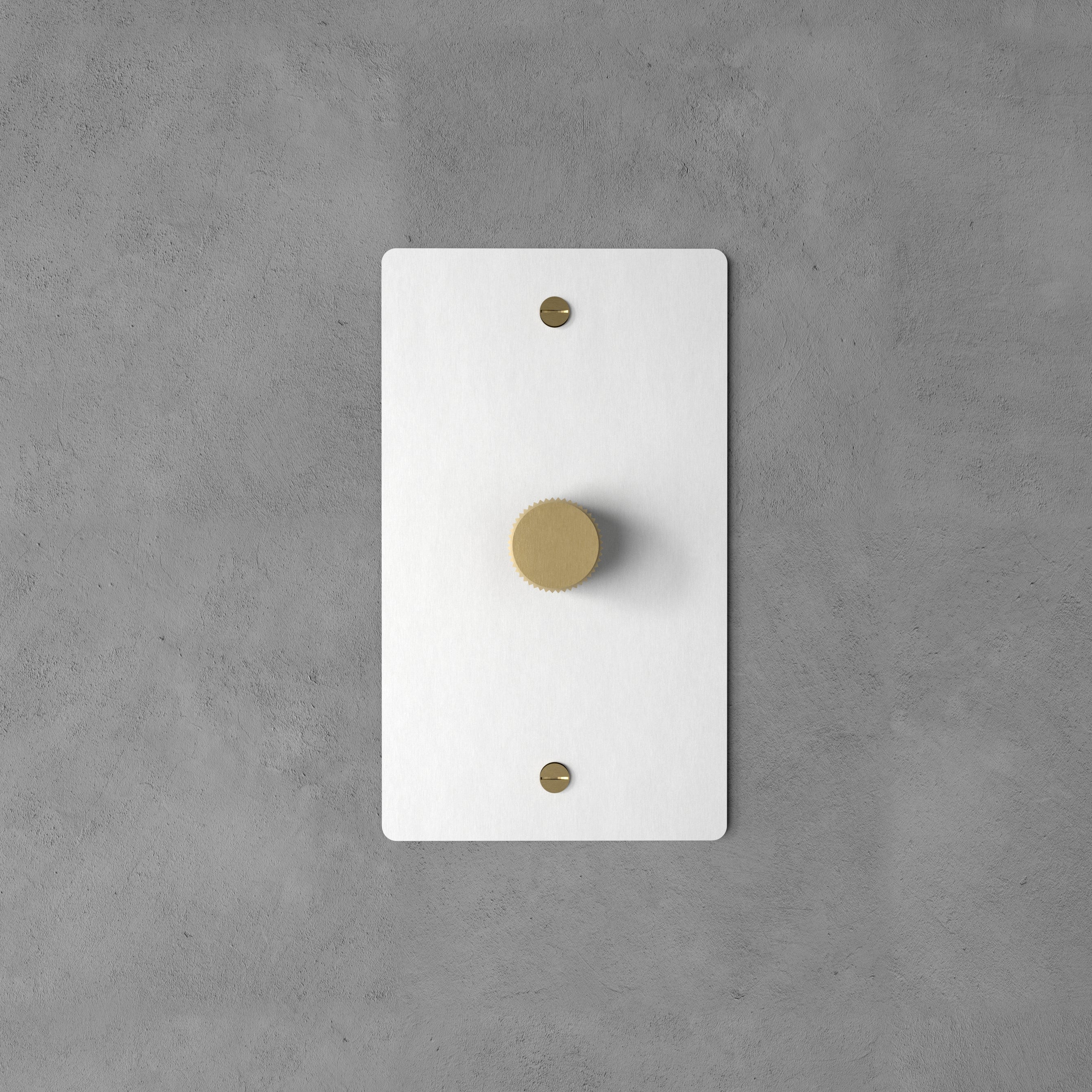 Luxe Messing Dimmer Schakelaar Met Draaiknop En Tijdloos Design | Sansoti