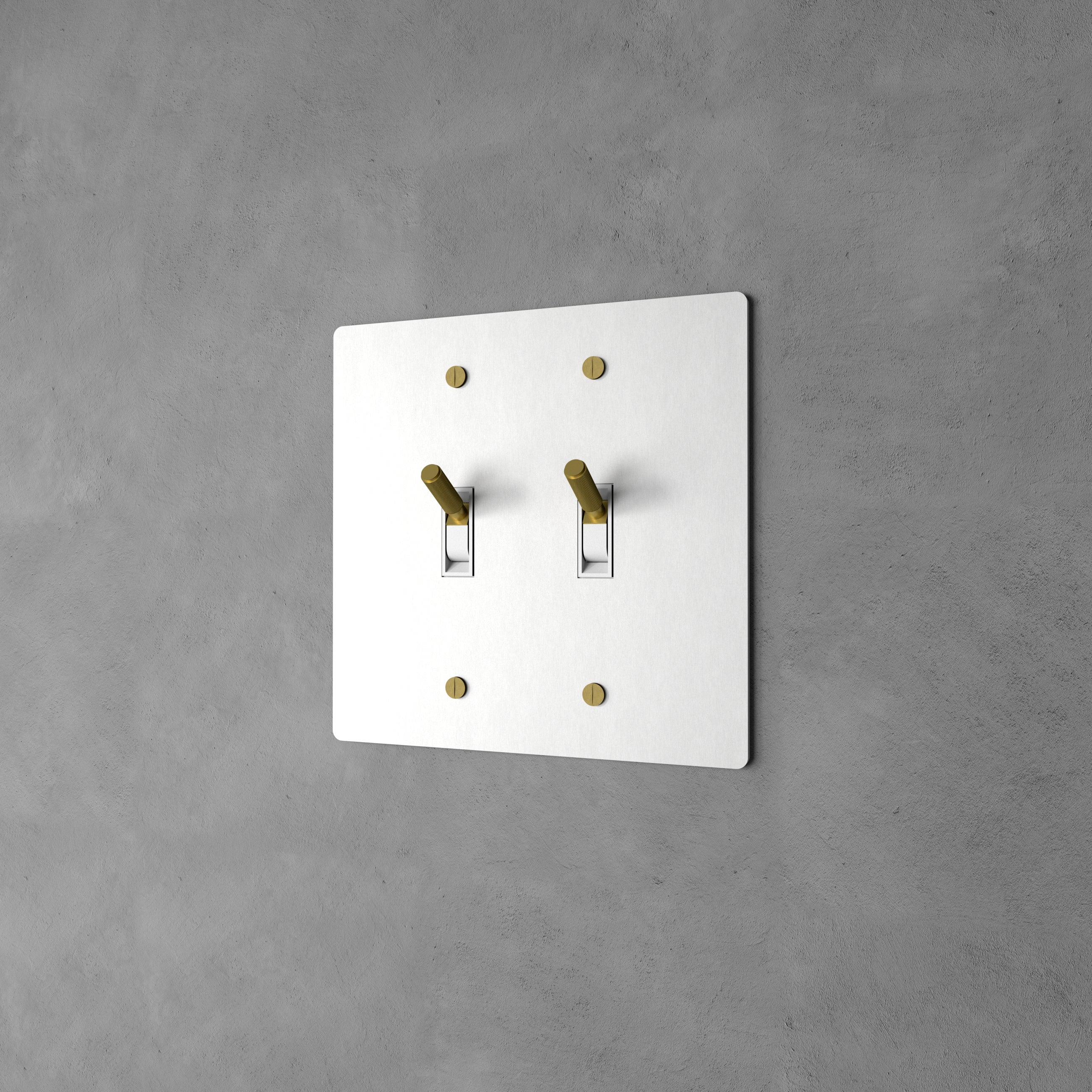 Luxuriöser Messing-Kippschalter mit minimalistischem Design und hochwertiger Oberfläche | Restfield