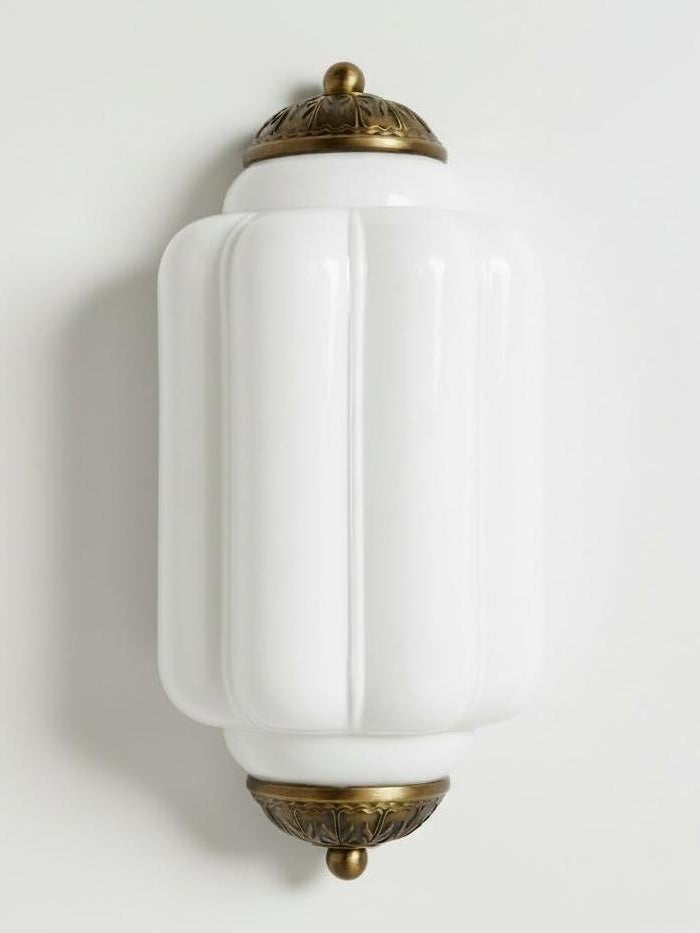 Wandlamp Melkglas voor Slaapkamer Gang Scandinavische Stijl | Sansoti