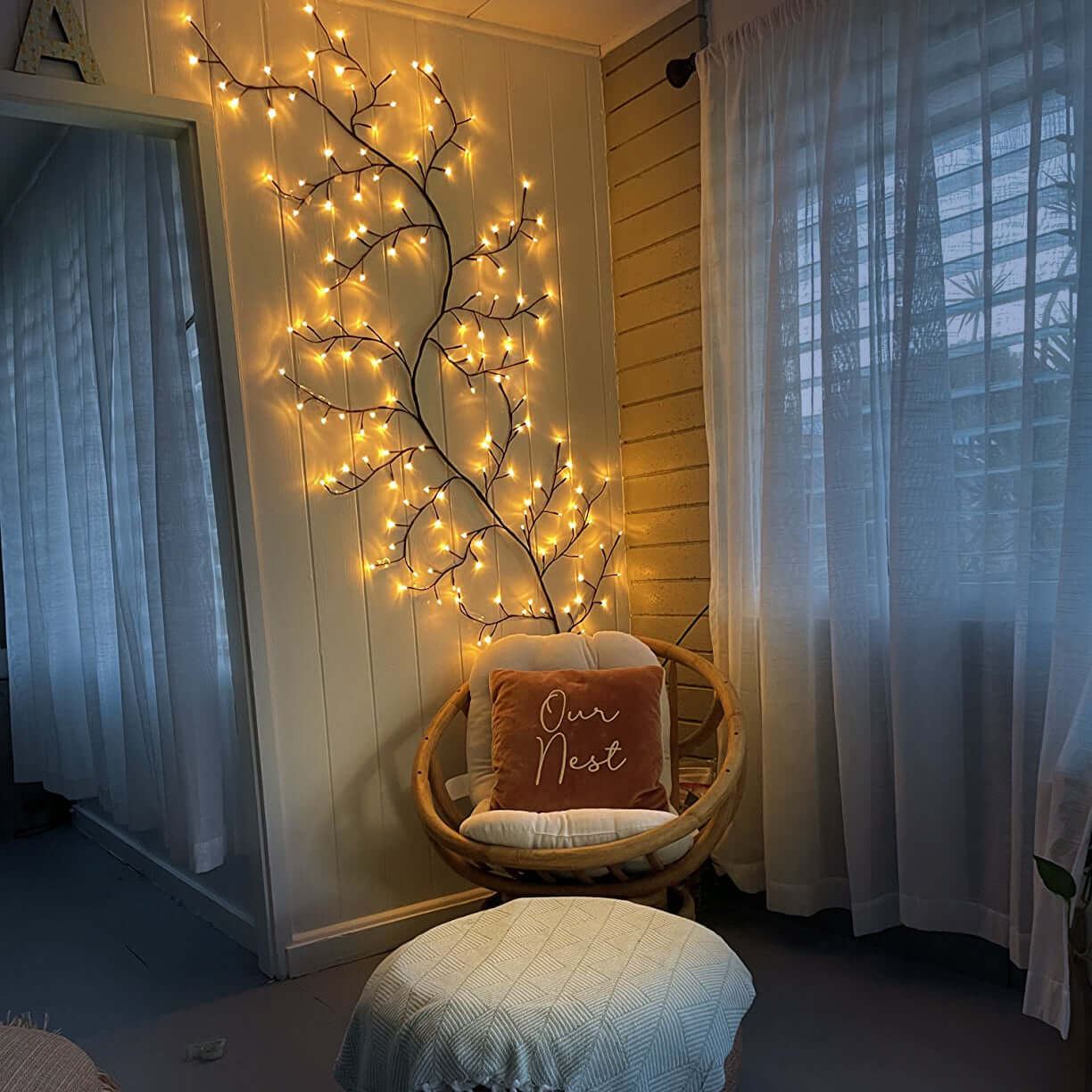 Wilgentakken Verlichting met 144 LEDs — Decoratieve Tak met Dimmer 200cm | Sansoti