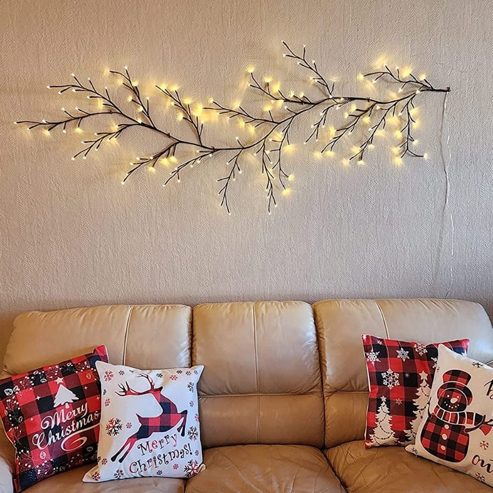 Wilgentakken Verlichting met 144 LEDs — Decoratieve Tak met Dimmer 200cm | Sansoti
