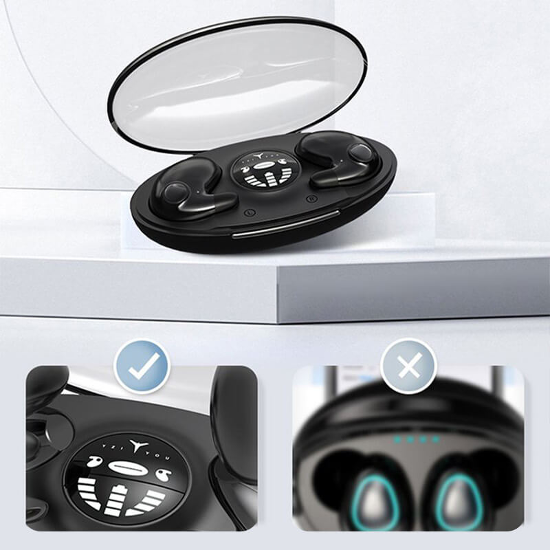 Draadloze Slaap Oordopjes met IPX5 Waterbestendigheid – Compact & Comfortabel Ontwerp | Sansoti