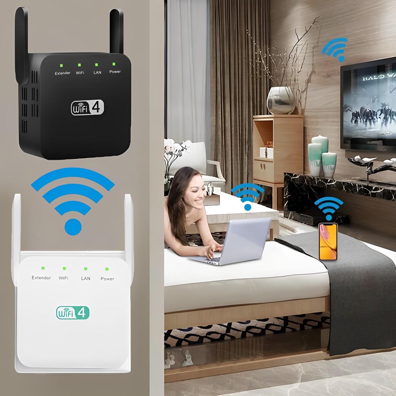 Wifi Versterker 300Mbps 2.4GHz Met Ethernet Poort Repeater Access Point | Sansoti