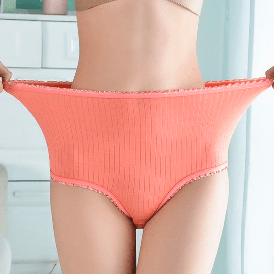 Dames Lekvrije Ondergoed 3-Pack Ademend Comfortabel Onzichtbare Bescherming High-Waist Periodeslip Menstruatie | Sansoti
