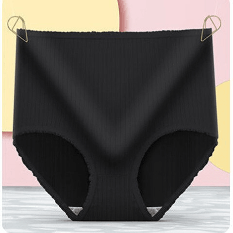 Dames Lekvrije Ondergoed 3-Pack Ademend Comfortabel Onzichtbare Bescherming High-Waist Periodeslip Menstruatie | Sansoti