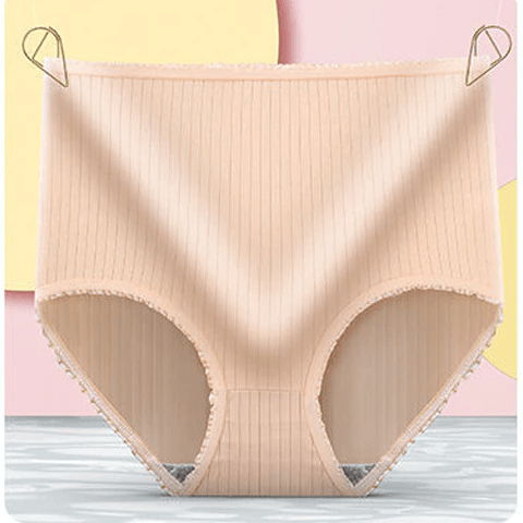 Dames Lekvrije Ondergoed 3-Pack Ademend Comfortabel Onzichtbare Bescherming High-Waist Periodeslip Menstruatie | Sansoti
