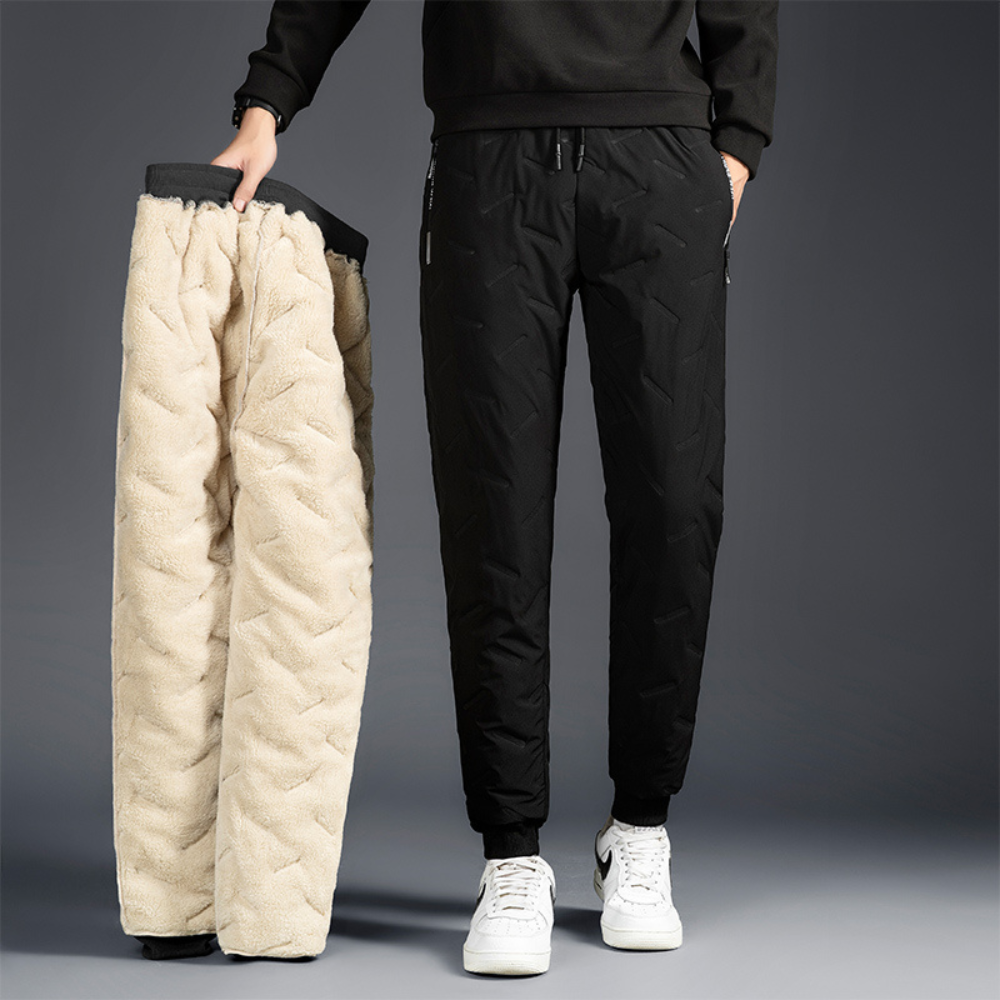 Thermische Winterbroek voor Dames Waterdicht Geïsoleerd Sweatpants Rechte Snit Fleece Warm Zwart Grijs | Sansoti