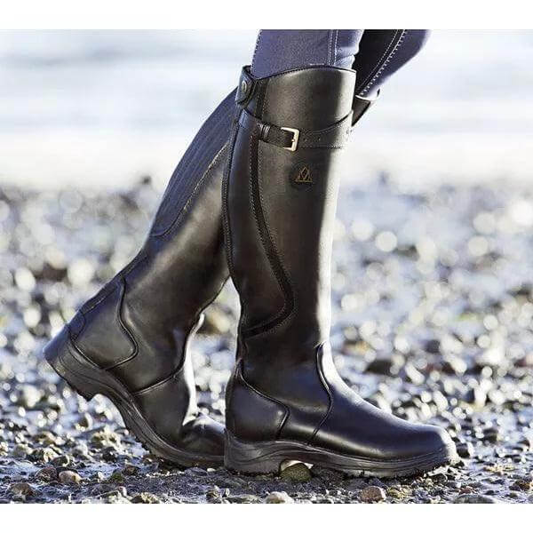 Waterdichte Winterlaars Hoog Dames Gevoerd Rijlaarzen Antislip Zool Kniehoge Laarzen Warme Isolatie Winter | Sansoti