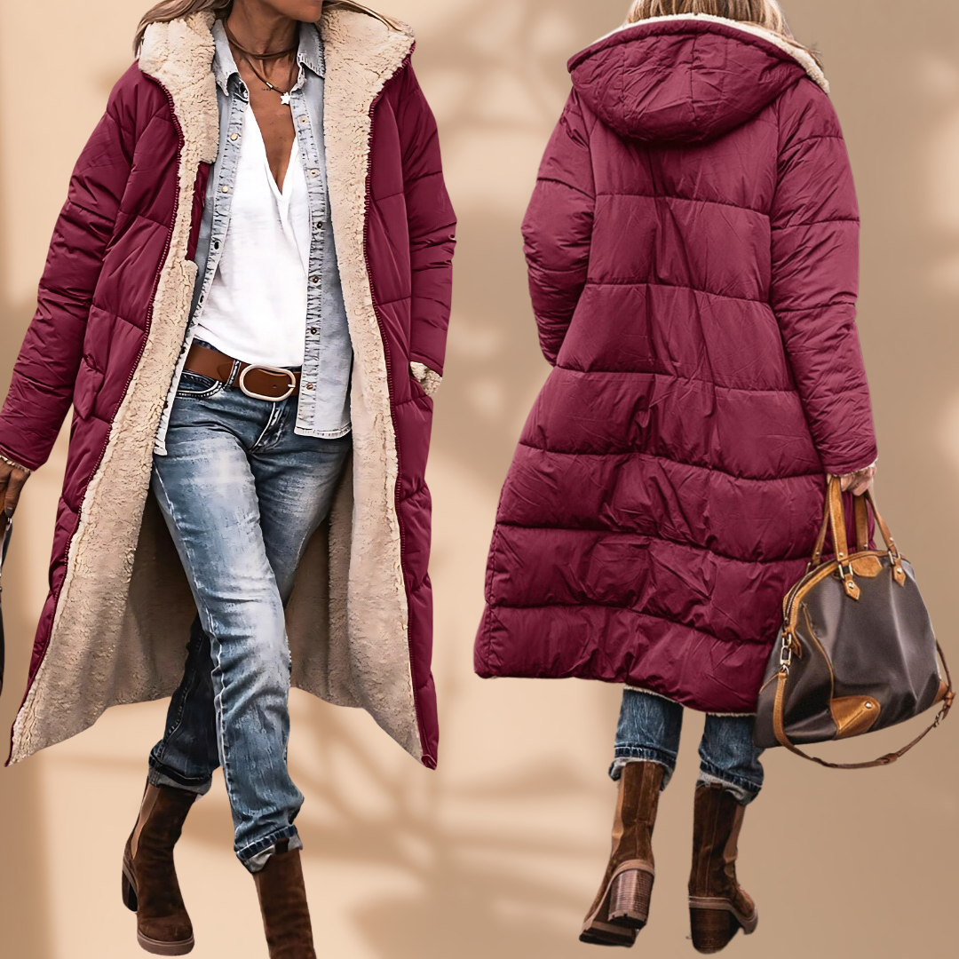 Geïsoleerde Dames Winterjas Waterdicht Windbestendig Verstelbare Capuchon Warme Comfortabele Outdoorjas | Sansoti