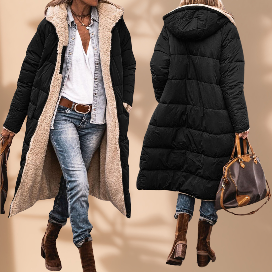 Geïsoleerde Dames Winterjas Waterdicht Windbestendig Verstelbare Capuchon Warme Comfortabele Outdoorjas | Sansoti