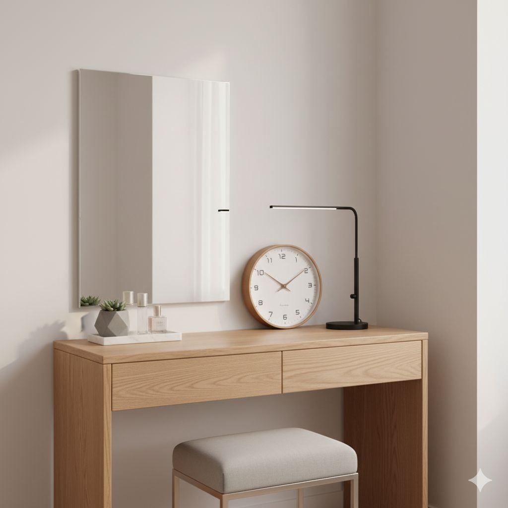 Houten Wandklok Scandinavisch Minimalistisch Stil 25cm 30cm Rond | Sansoti