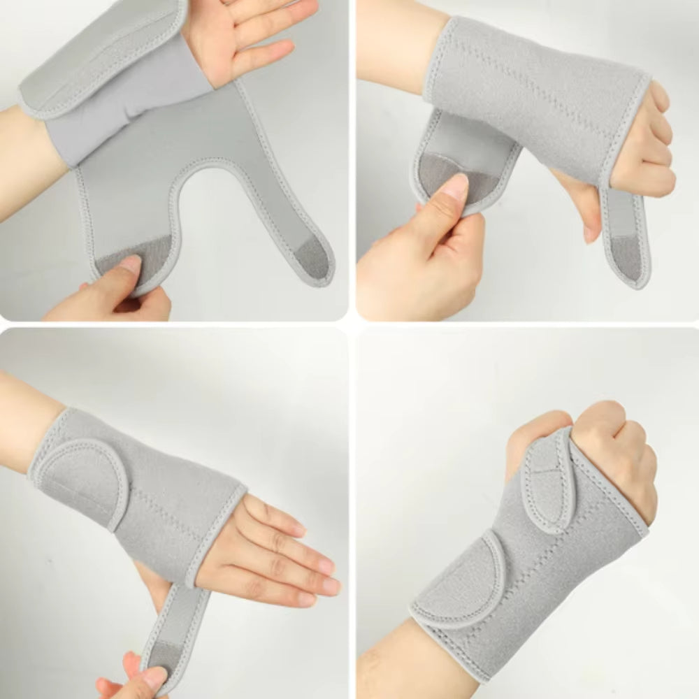 Verstelbare Polsbrace met Metalen Spalk voor Optimale Ondersteuning en Stabiliteit Tijdens Dagelijks Werk | Sansoti