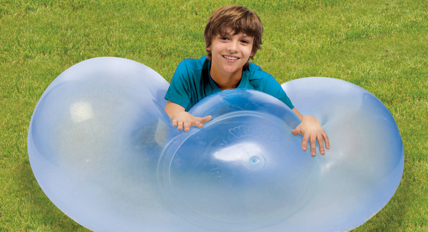 Aufblasbarer transparanter Spielball aus TPR, 60 cm, wasserfestes Outdoor-Spielzeug für Kinder, Sommer, Trampolin, Pool | Sansoti