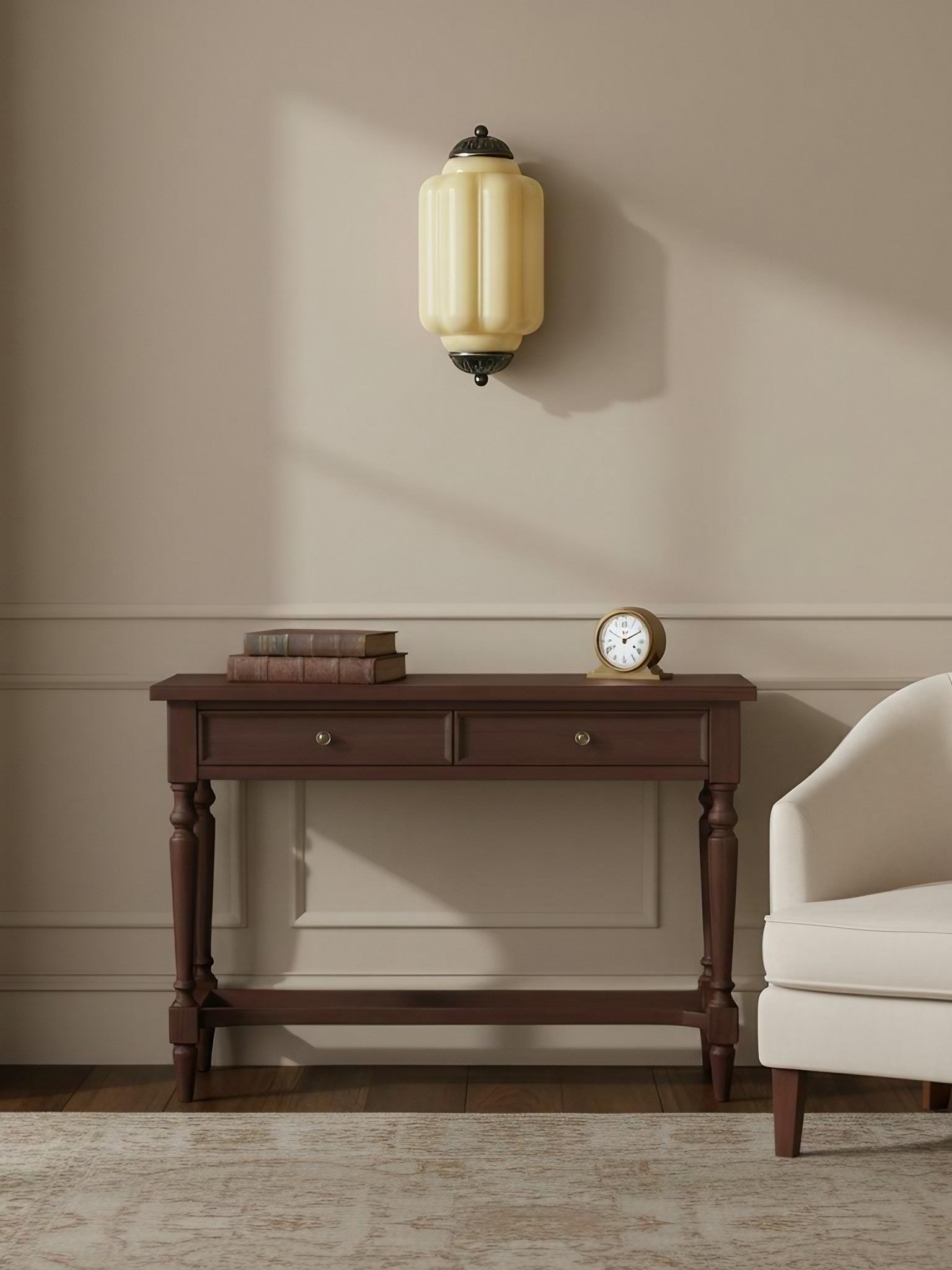Wandlamp Melkglas voor Slaapkamer Gang Scandinavische Stijl | Sansoti
