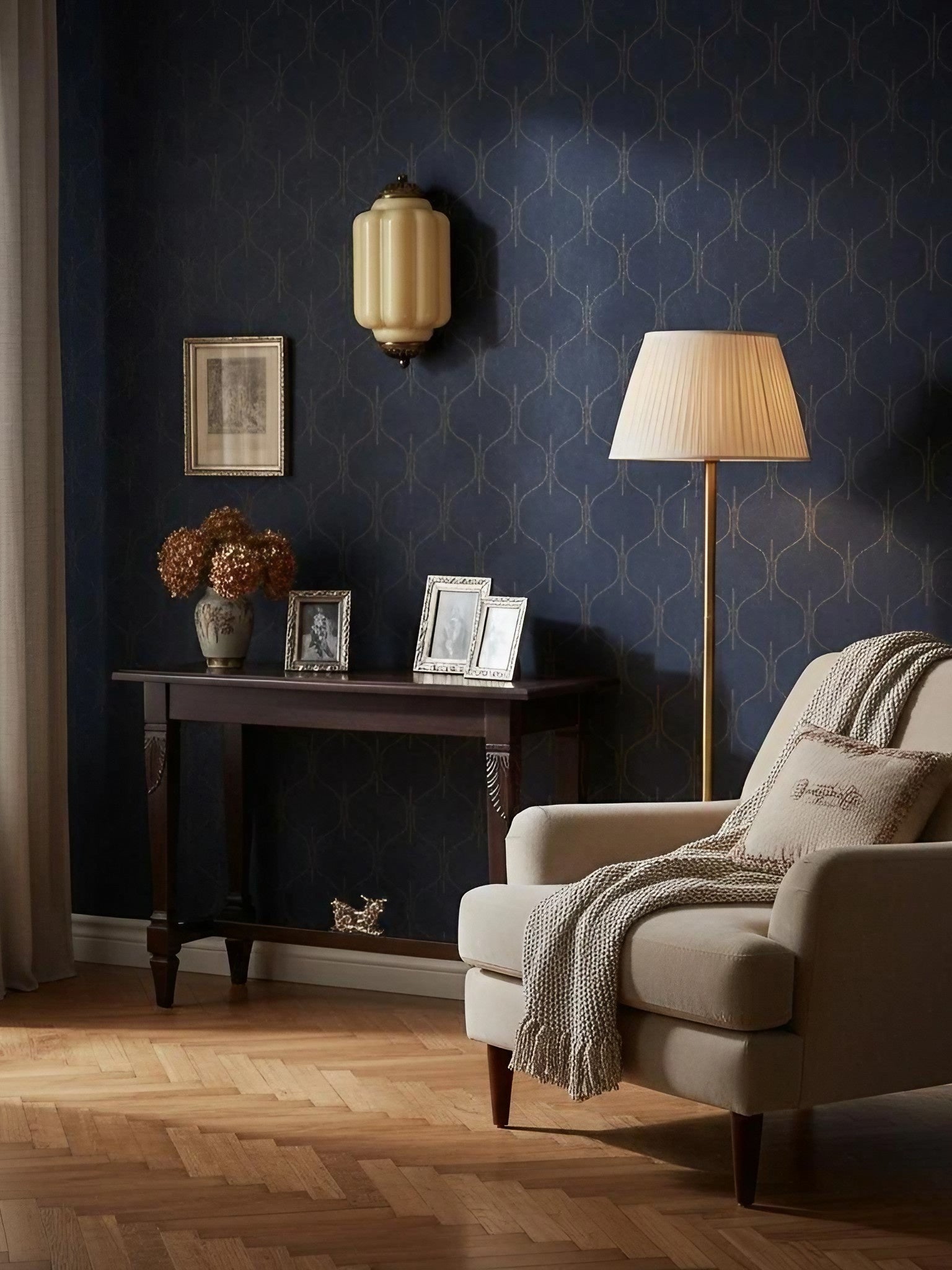 Wandlamp Melkglas voor Slaapkamer Gang Scandinavische Stijl | Sansoti