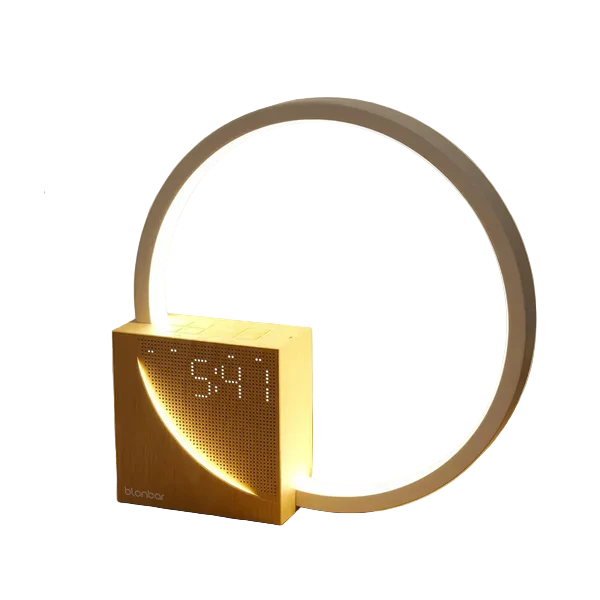 Touch Alarm Clock with Night Light – Touch Control Lighting and Alarm Function White Bedroom | Sansoti