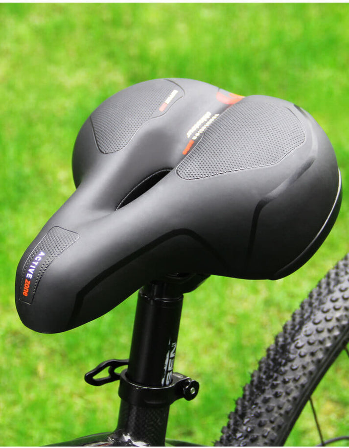 Fietszadel – Breed Comfortzadel met Zachte Vulling en Uitsparing | Sansoti