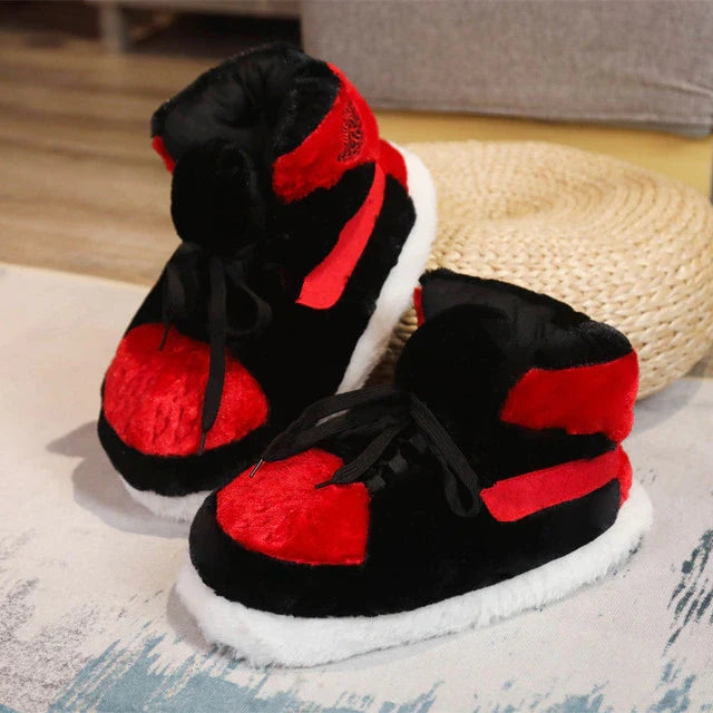 Sneaker-Hausschuhe Unisex Plüsch Rutschfest Warm Winter-Hausschuhe Bequem Indoor Größe 36-43 Herren Damen | Sansoti